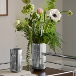 Vase 20,5 cm rustfritt stål