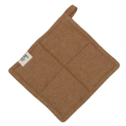 Vide grytelapp 20x20 cm cognac
