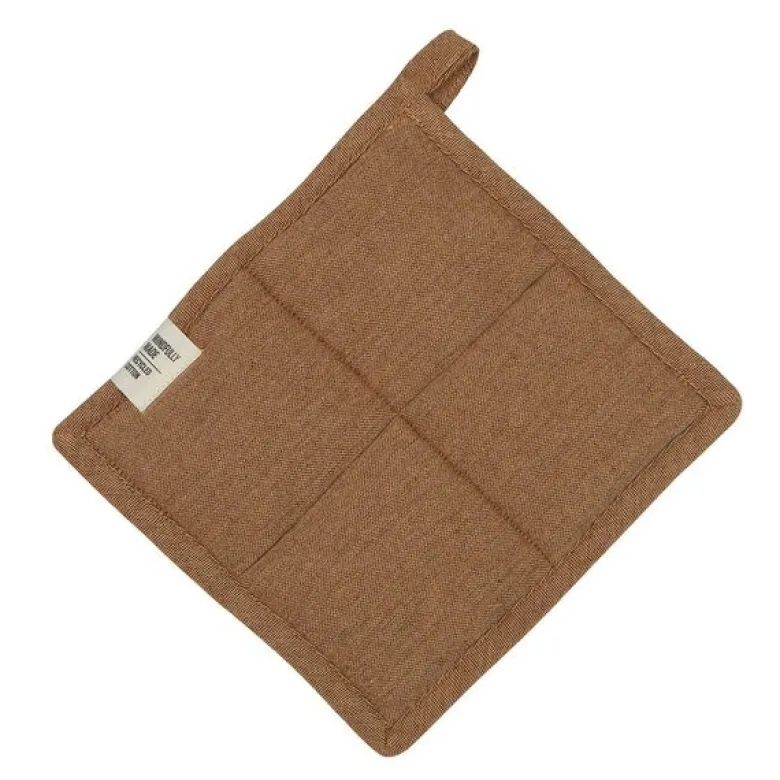 Vide grytelapp 20x20 cm cognac