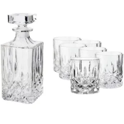 Vide karaffel 0,75L og 6 stk glass 22 cl