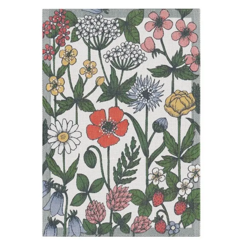 Villblomster håndkle 35x50 cm