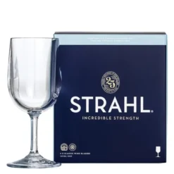 Vinglass 24,5 cl 4 stk polykarbonat