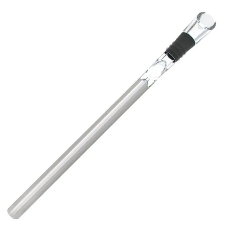 Vinkjøler stav rustfritt stål/akryl 32,5 cm