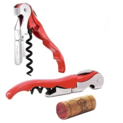 Vinåpner Pulltaps etui rød