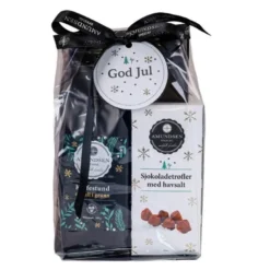 Vintergave Kaffestund 250g og sjokoladetrøfler havsalt 100g