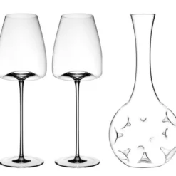 Vision eddy mini dekanteringskaraffel sett m/to straight glass