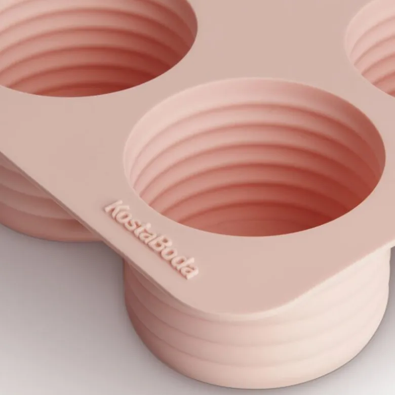 Viva isbitform 13 cl 4 stk pudderrosa