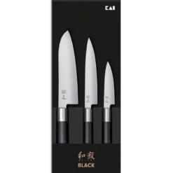 Wasabi Black knivsett med 3 kniver 67S-310