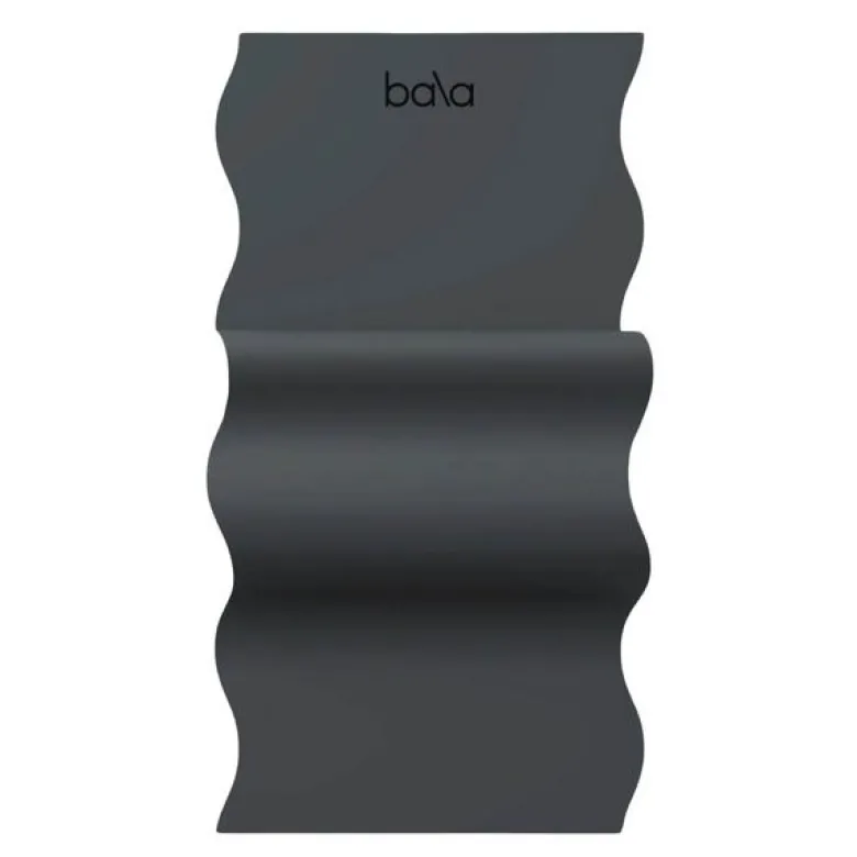Wavy Mat treningsmatte 5 mm 183 cm kullgrå