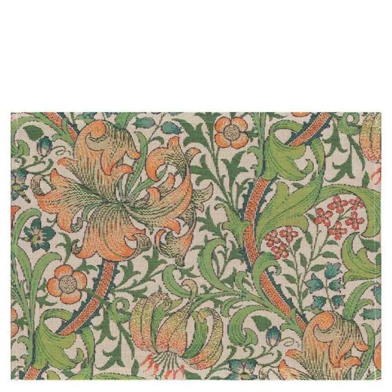 William Morris Golden Lily bordbrikke 35x45 cm gul