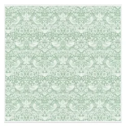 William Morris Strawberry Thief duk 150x150 cm grønn
