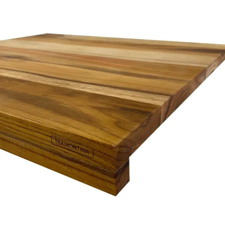 Wooden board skjærefjøl 48 x 41 cm teak