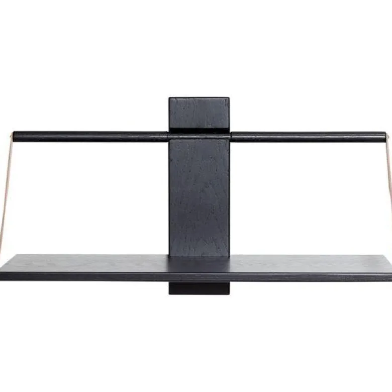 Wood wall hylle 32x25x60 cm svart