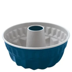 Xbake kakeform mønster og kjegle 23 cm blå