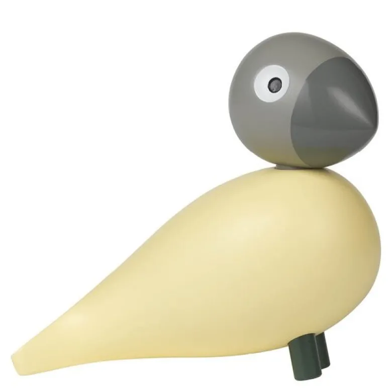Year bird 2025 Bella 12,5 cm krem/grå