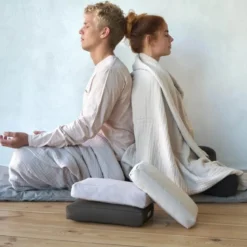 Yoga- og meditasjonspute 30x2x20 cm dark grey